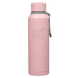 Be Still Ps. 46:10 Pink (Stainless Steel Water Bottle)