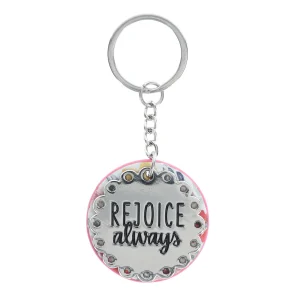 Rejoice Always Metal Key Ring LOG IN TO ADD TO CART