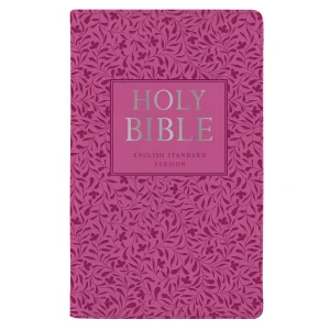ESV Pink Vines Faux Leather Standard Bible