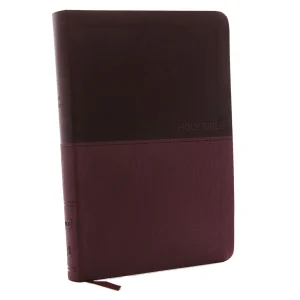 NKJV Value Thinline Large Print Red Letter Burgundy (Comfort Print)(Imitation Leather)