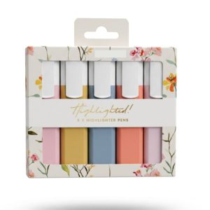 Highlighted - x5 Highlighter Pen Set